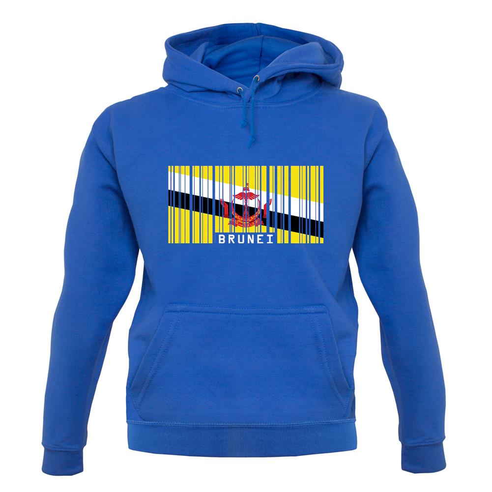 Brunei Barcode Style Flag unisex hoodie Brunei Barcode Style Flag unisex hoodie