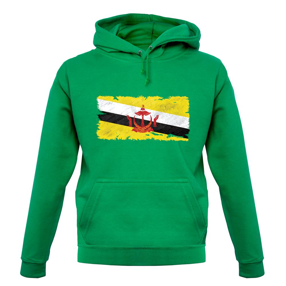 Brunei Grunge Style Flag unisex hoodie Brunei Grunge Style Flag unisex hoodie