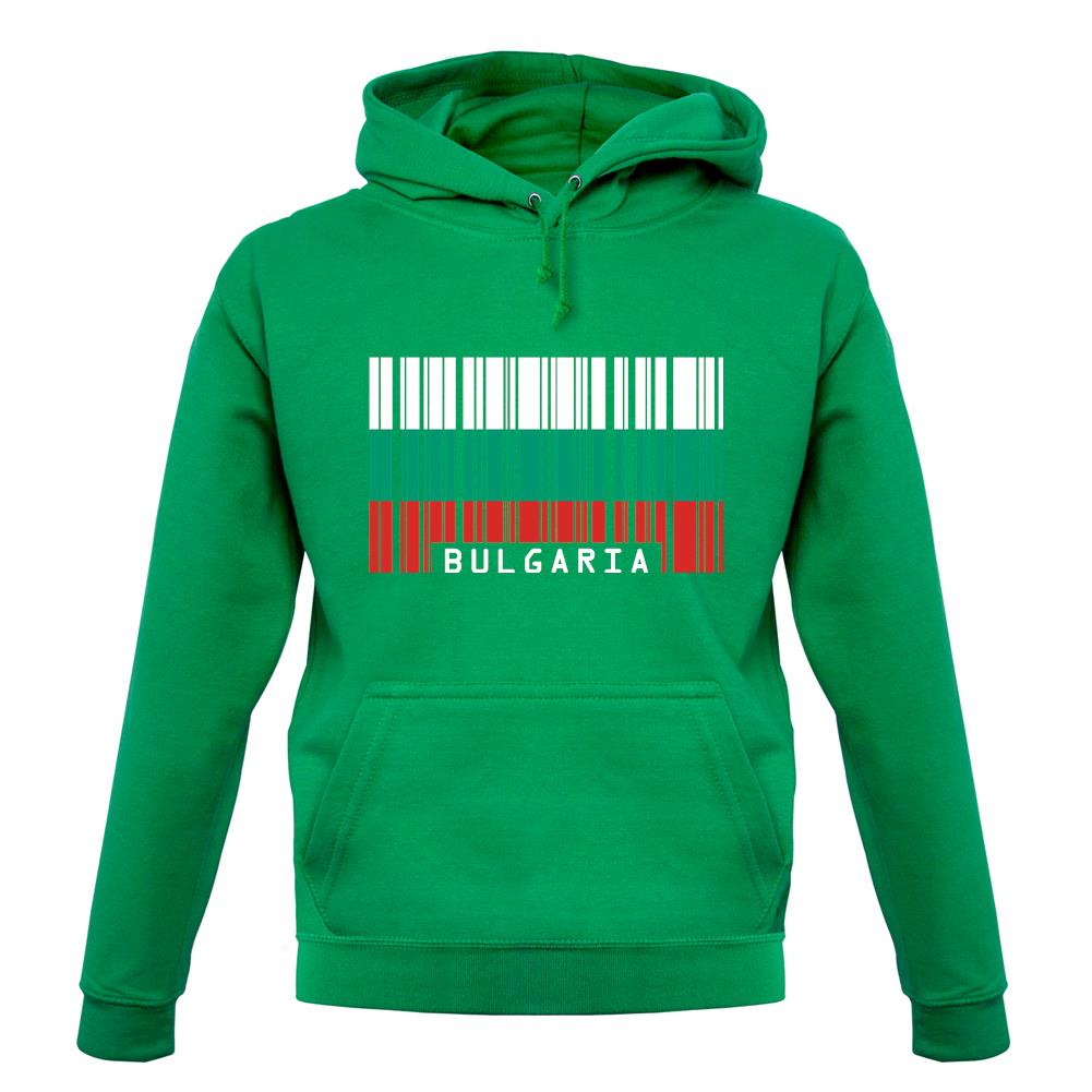 Bulgaria Barcode Style Flag unisex hoodie Bulgaria Barcode Style Flag unisex hoodie