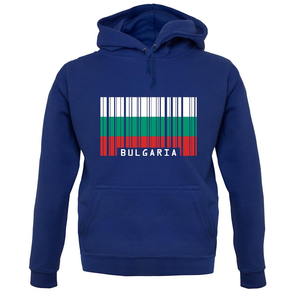 Bulgaria Barcode Style Flag unisex hoodie Bulgaria Barcode Style Flag unisex hoodie
