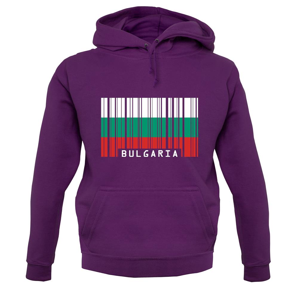 Bulgaria Barcode Style Flag unisex hoodie Bulgaria Barcode Style Flag unisex hoodie