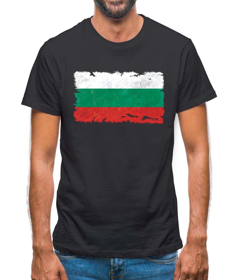 Bulgaria Grunge Style Flag Mens T-Shirt Bulgaria Grunge Style Flag Mens T-Shirt