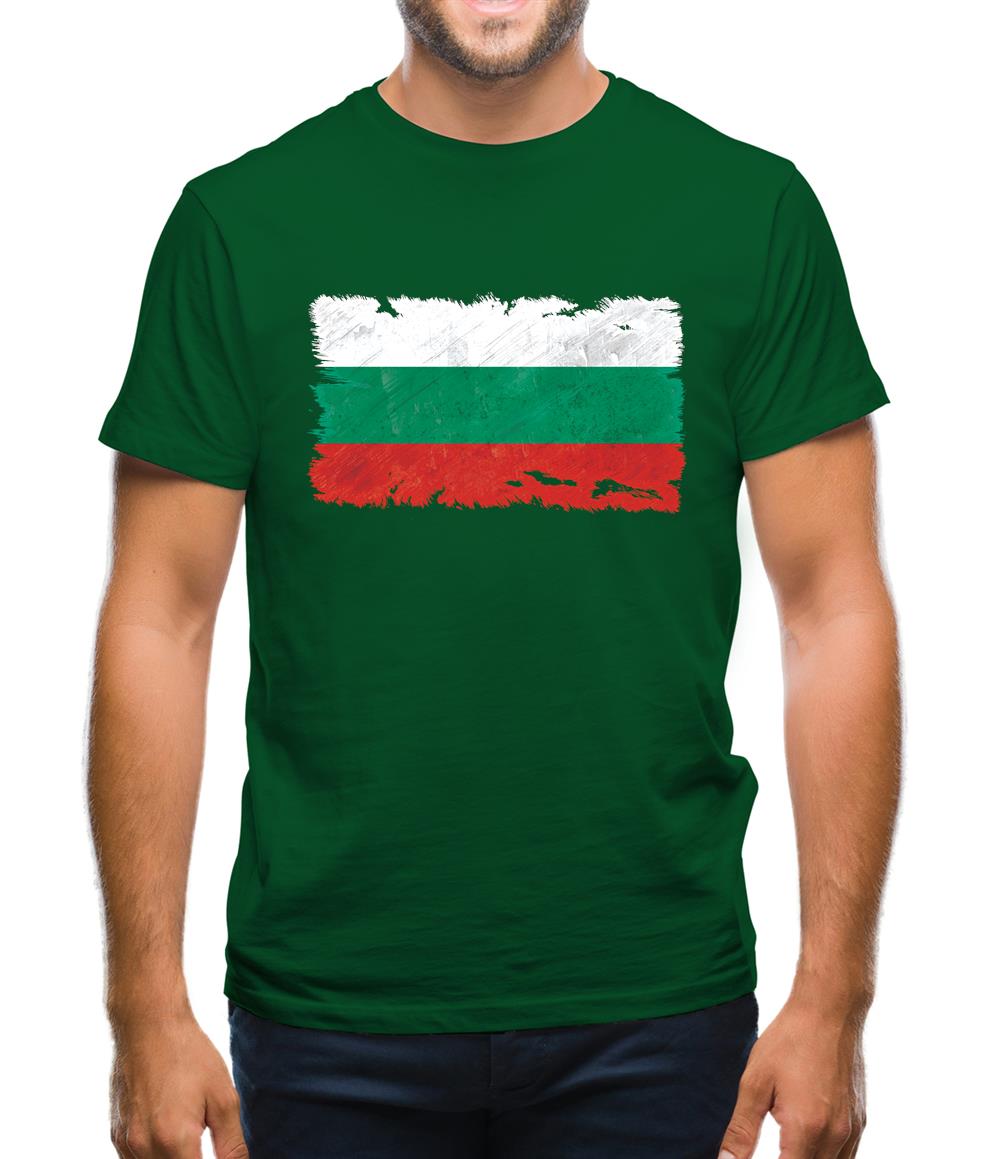 Bulgaria Grunge Style Flag Mens T-Shirt Bulgaria Grunge Style Flag Mens T-Shirt