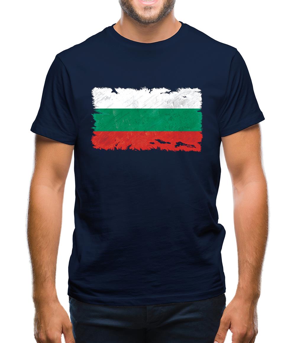 Bulgaria Grunge Style Flag Mens T-Shirt Bulgaria Grunge Style Flag Mens T-Shirt