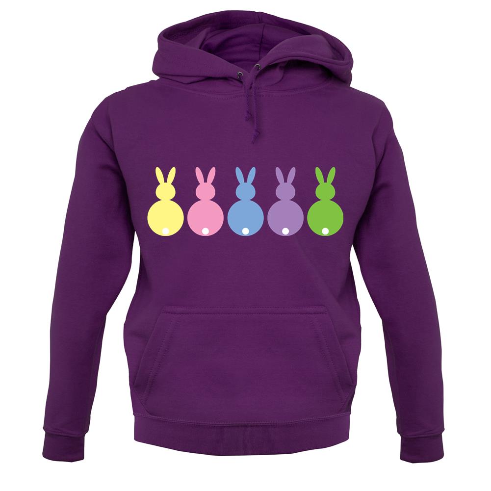 Multi Colour Easter Bunny's unisex hoodie Multi Colour Easter Bunny's unisex hoodie