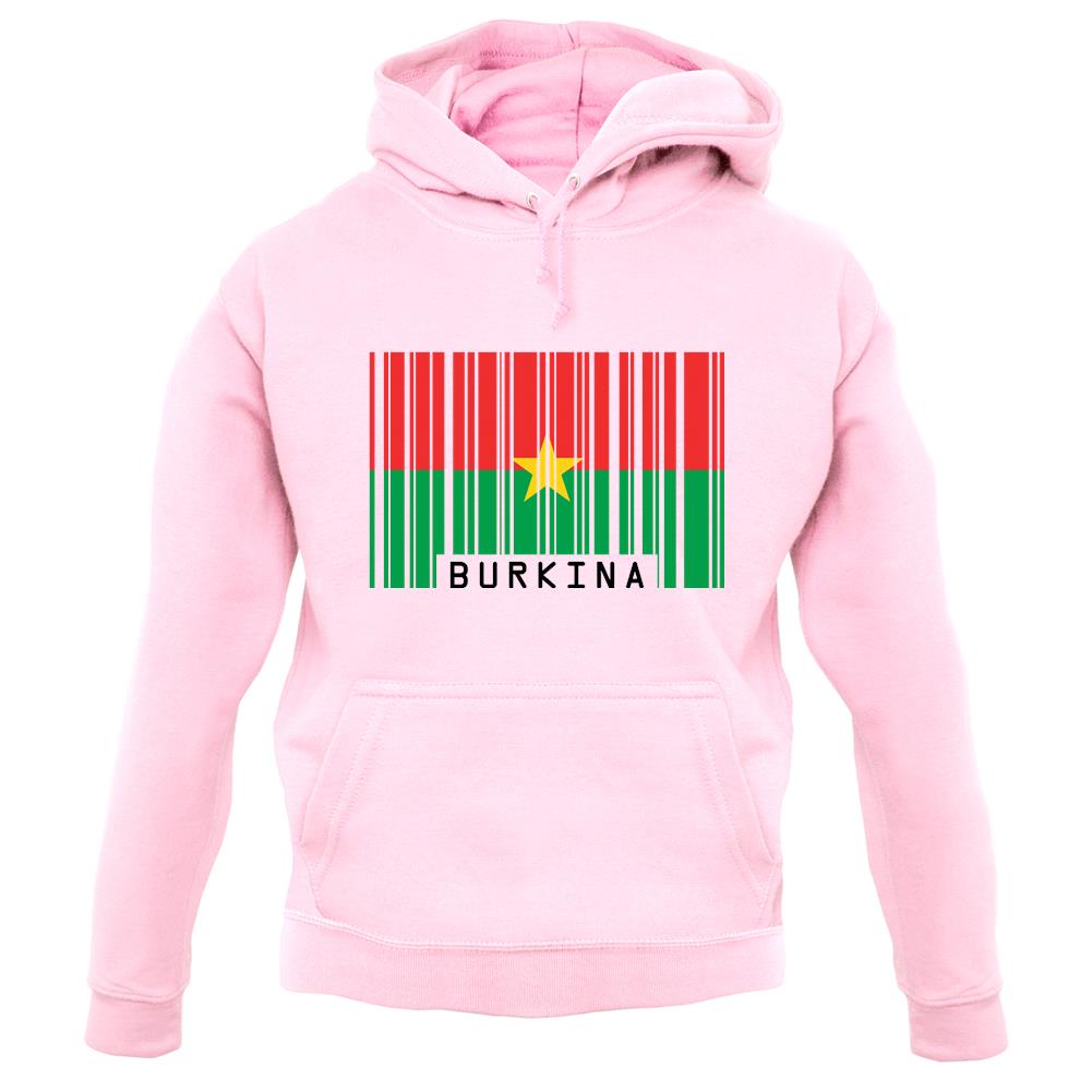 Burkina Faso  Barcode Style Flag unisex hoodie Burkina Faso  Barcode Style Flag unisex hoodie