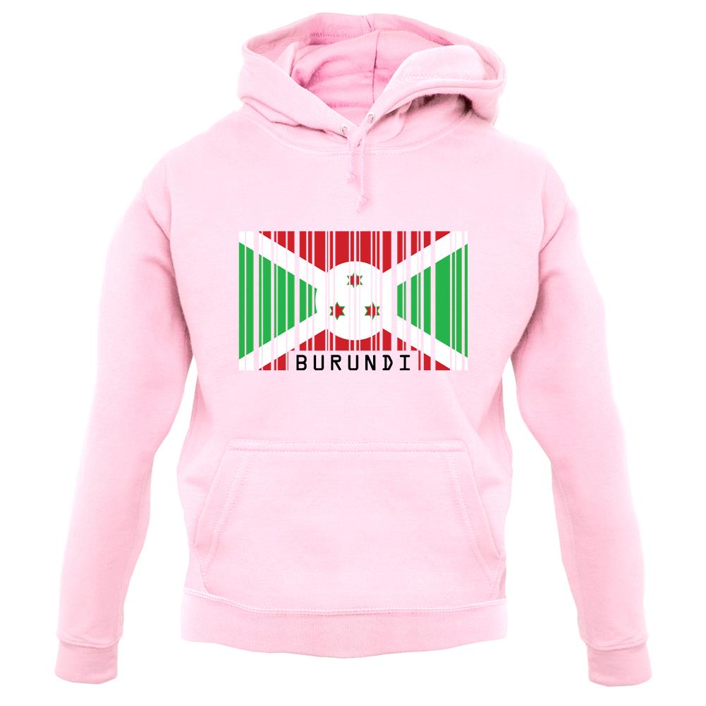 Burundi Barcode Style Flag unisex hoodie Burundi Barcode Style Flag unisex hoodie