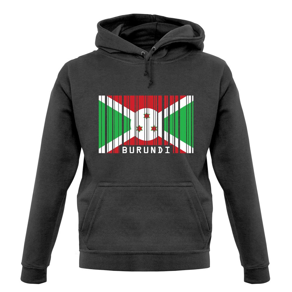 Burundi Barcode Style Flag unisex hoodie Burundi Barcode Style Flag unisex hoodie