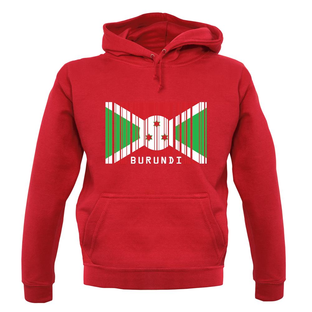 Burundi Barcode Style Flag unisex hoodie Burundi Barcode Style Flag unisex hoodie