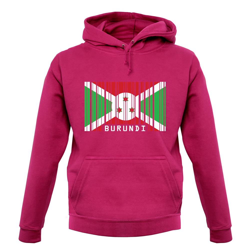 Burundi Barcode Style Flag unisex hoodie Burundi Barcode Style Flag unisex hoodie
