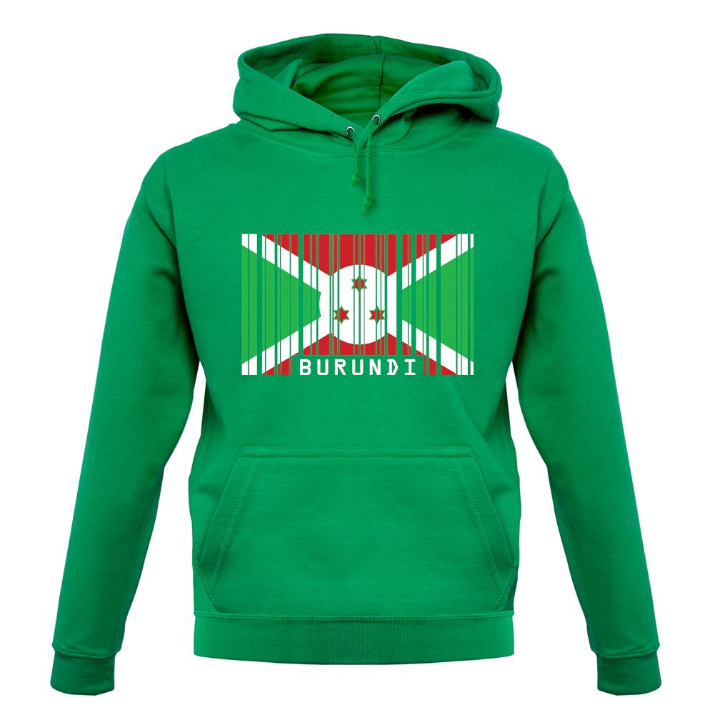 Burundi Barcode Style Flag unisex hoodie Burundi Barcode Style Flag unisex hoodie