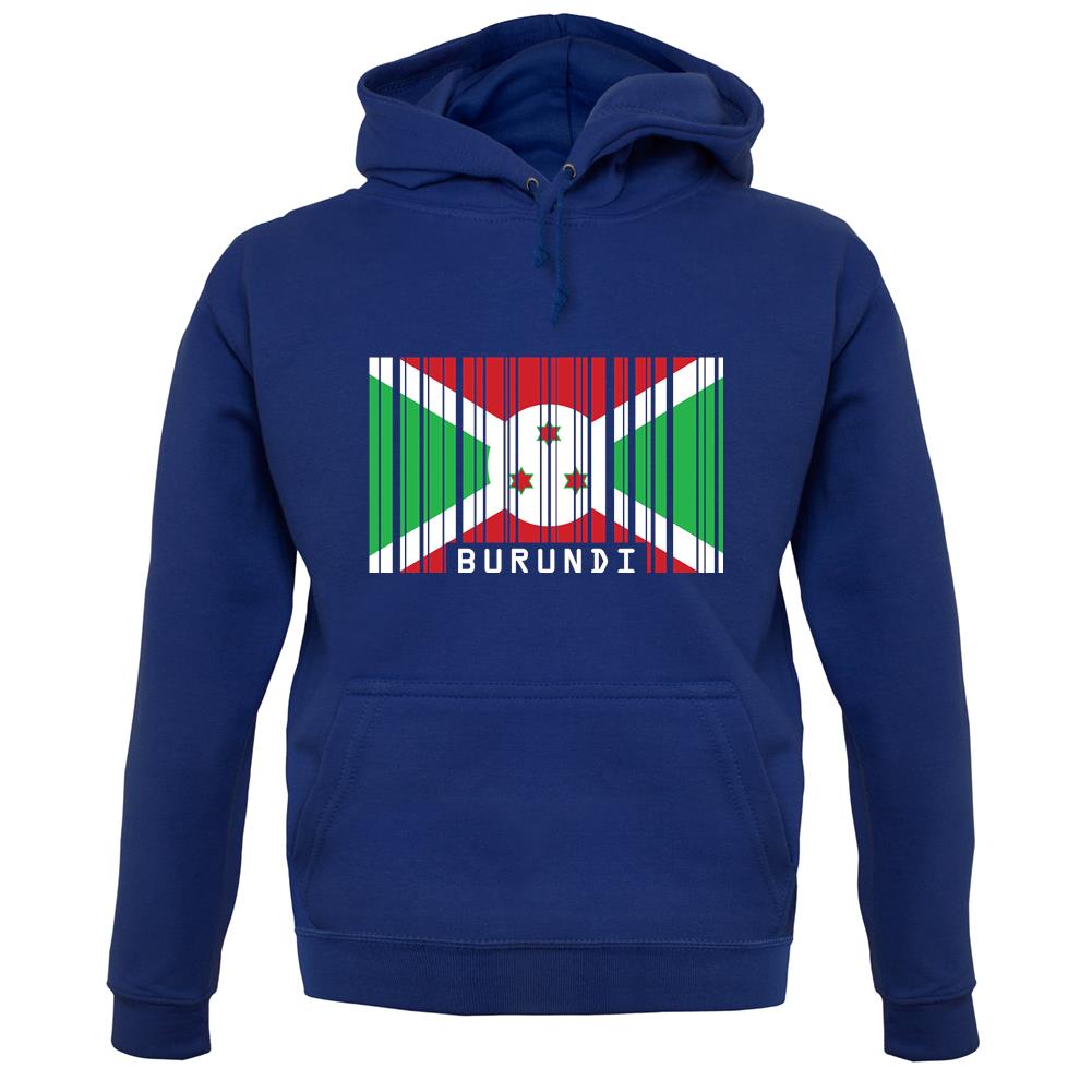 Burundi Barcode Style Flag unisex hoodie Burundi Barcode Style Flag unisex hoodie