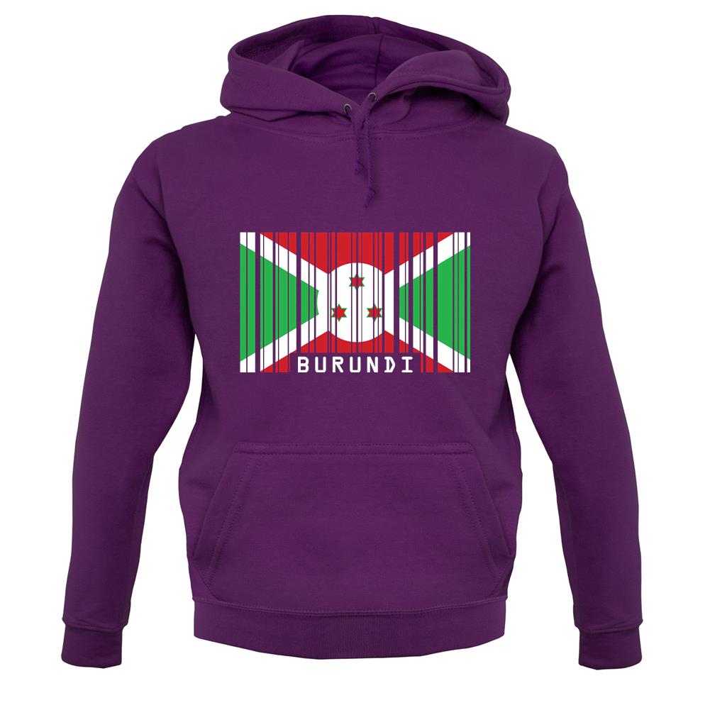 Burundi Barcode Style Flag unisex hoodie Burundi Barcode Style Flag unisex hoodie