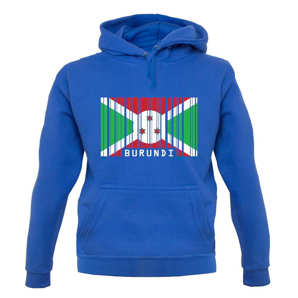 Burundi Barcode Style Flag unisex hoodie Burundi Barcode Style Flag unisex hoodie