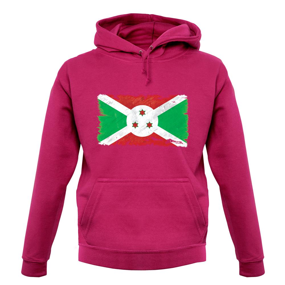Burundi Grunge Style Flag unisex hoodie Burundi Grunge Style Flag unisex hoodie