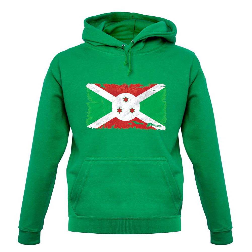 Burundi Grunge Style Flag unisex hoodie Burundi Grunge Style Flag unisex hoodie