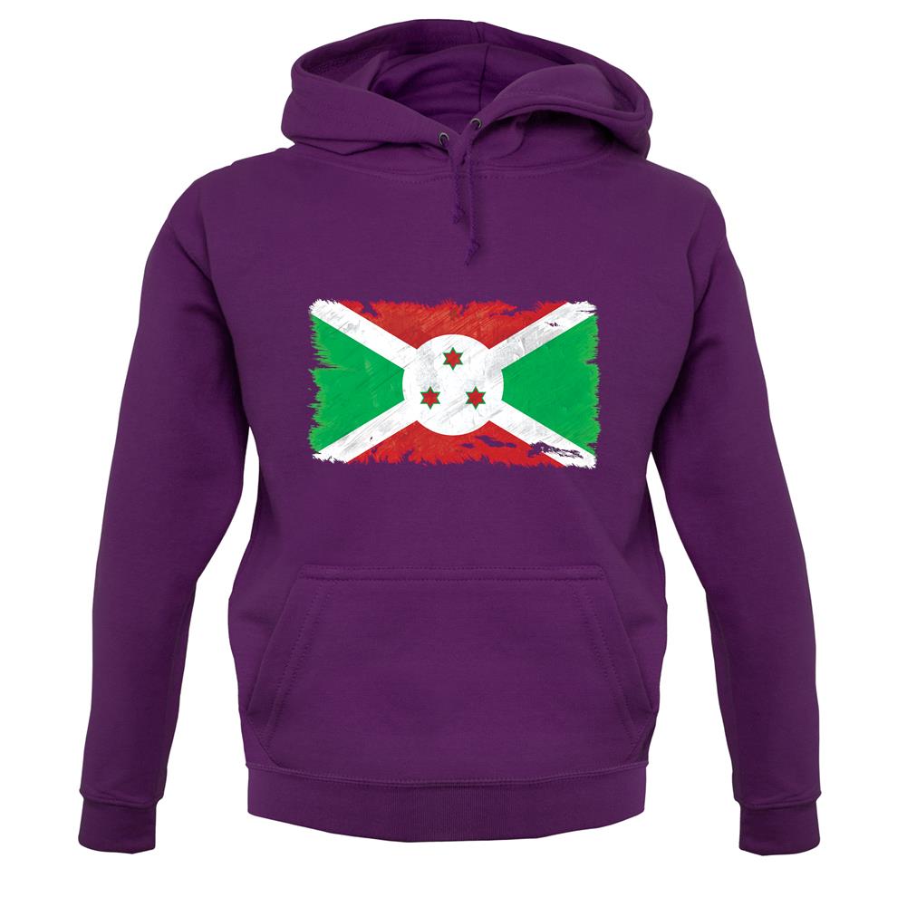 Burundi Grunge Style Flag unisex hoodie Burundi Grunge Style Flag unisex hoodie