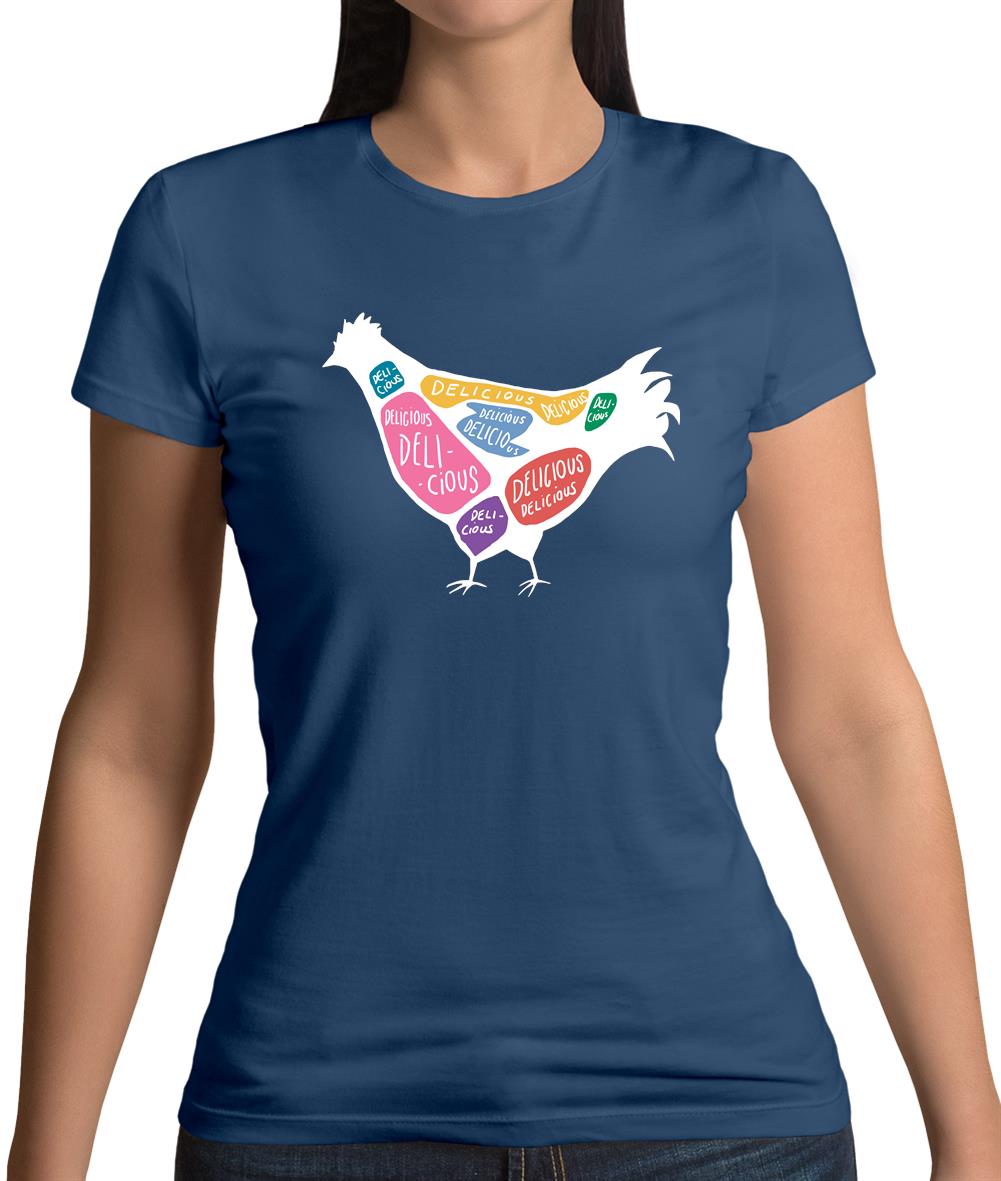 Delicious Chicken Womens T-Shirt Delicious Chicken Womens T-Shirt