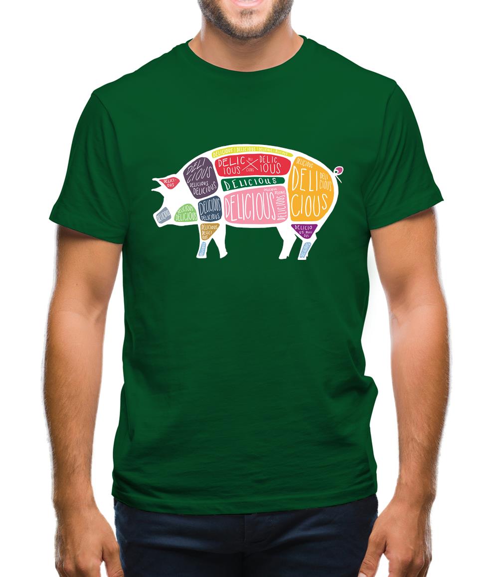 Delicious Pig Mens T-Shirt Delicious Pig Mens T-Shirt