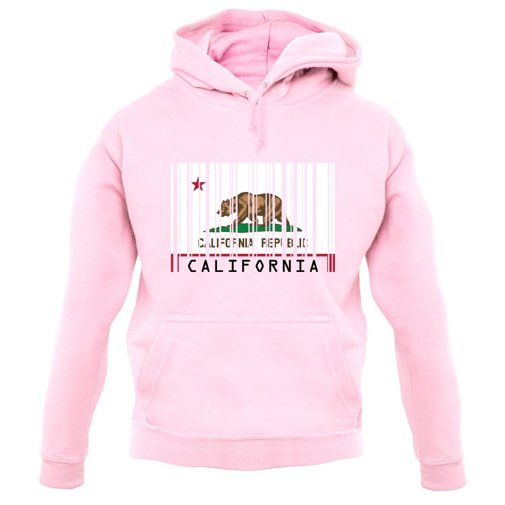 California Barcode Style Flag unisex hoodie California Barcode Style Flag unisex hoodie