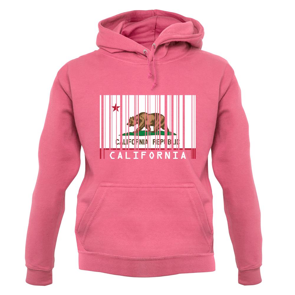 California Barcode Style Flag unisex hoodie California Barcode Style Flag unisex hoodie