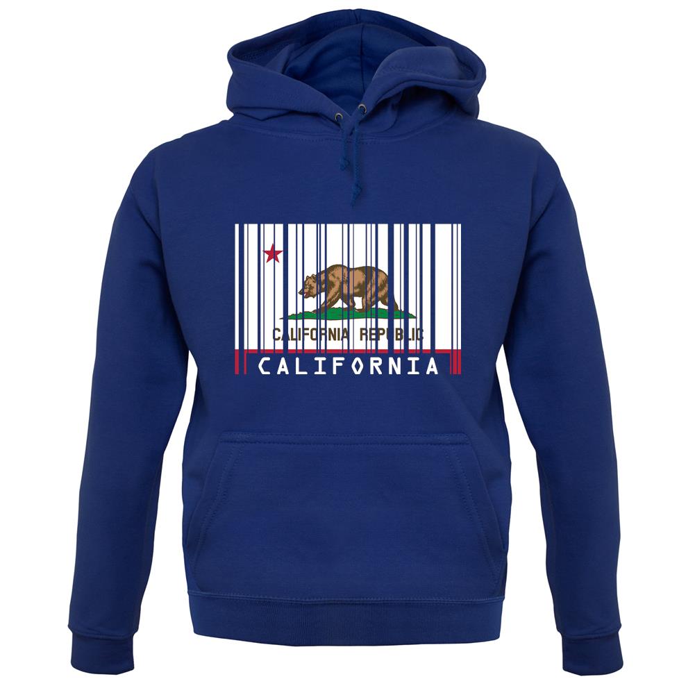 California Barcode Style Flag unisex hoodie California Barcode Style Flag unisex hoodie