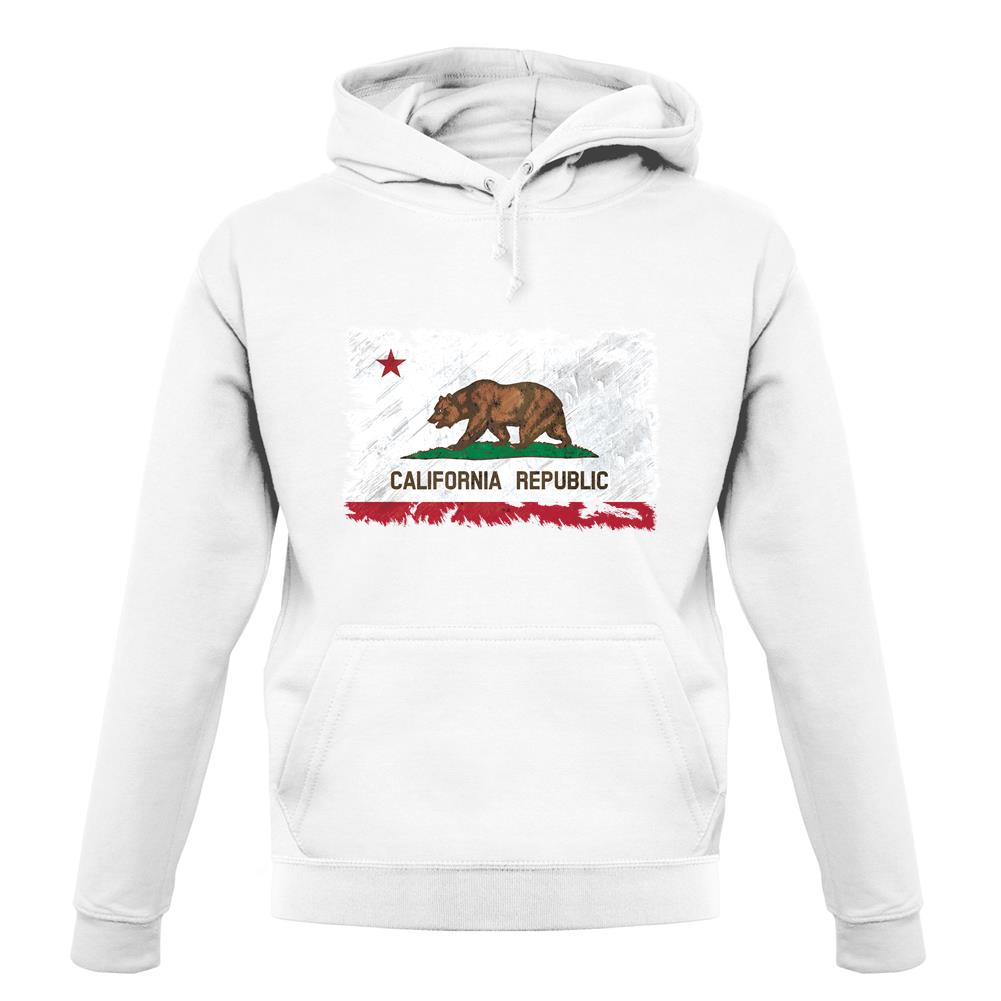 California Grunge Style Flag unisex hoodie California Grunge Style Flag unisex hoodie