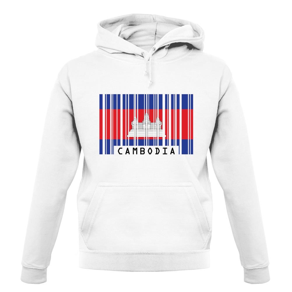 Cambodia Barcode Style Flag unisex hoodie Cambodia Barcode Style Flag unisex hoodie