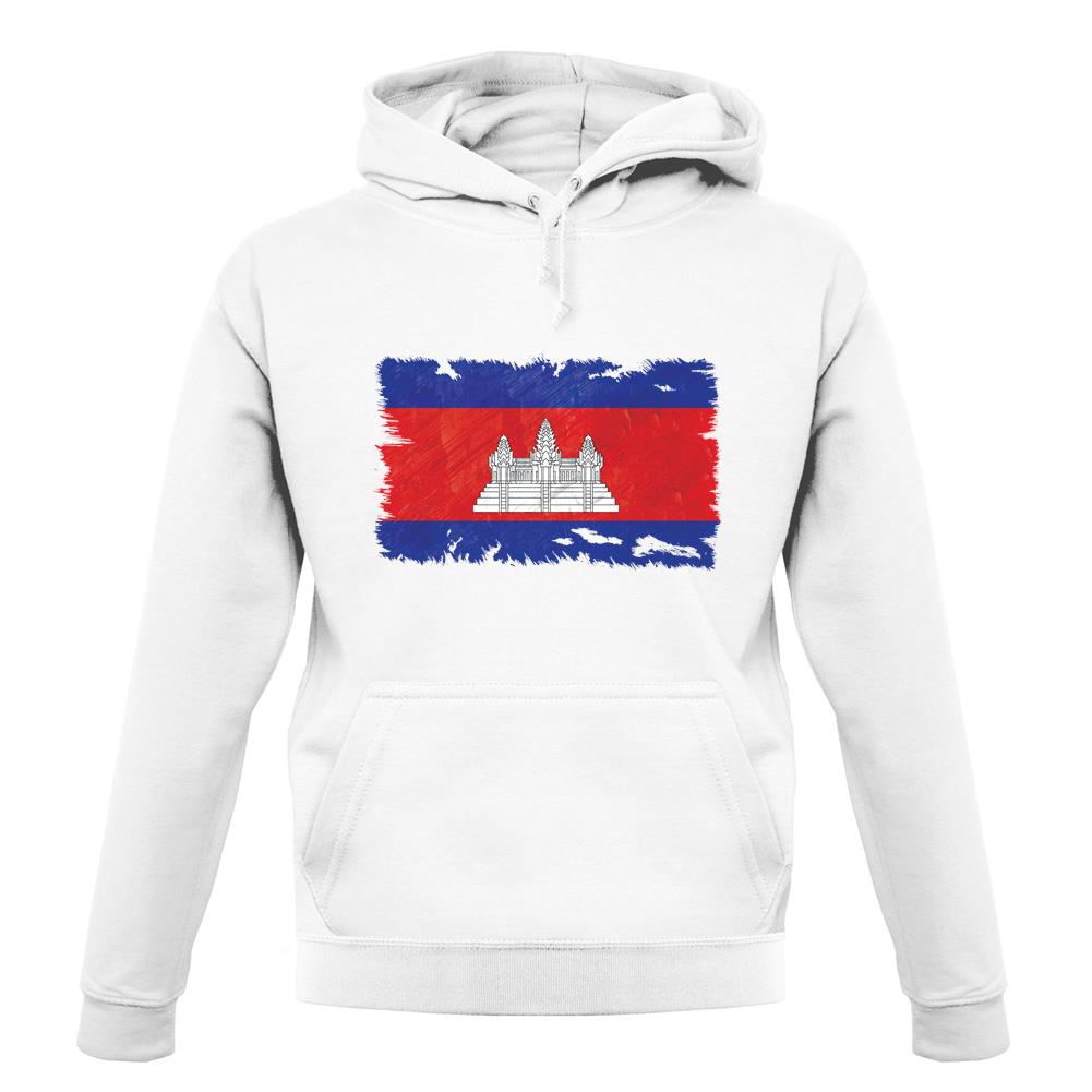 Cambodia Grunge Style Flag unisex hoodie Cambodia Grunge Style Flag unisex hoodie