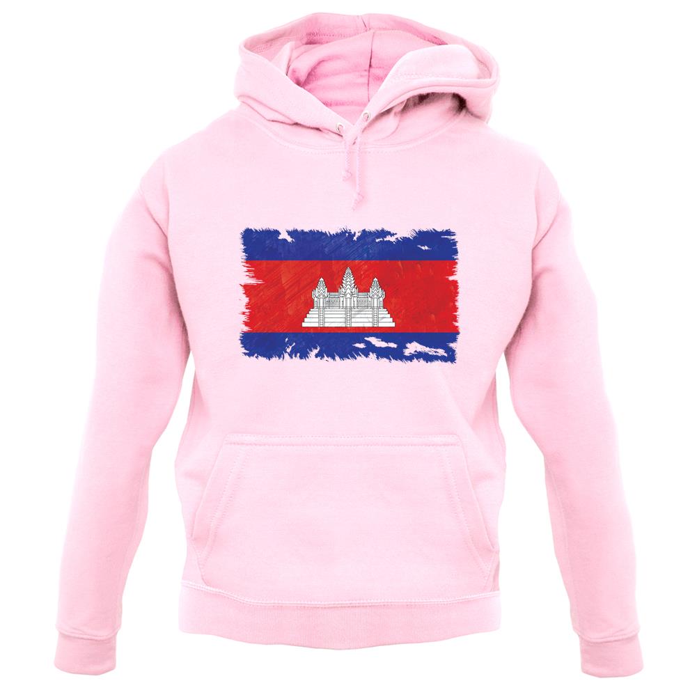 Cambodia Grunge Style Flag unisex hoodie Cambodia Grunge Style Flag unisex hoodie