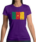 Cameroon Grunge Style Flag Womens T-Shirt Cameroon Grunge Style Flag Womens T-Shirt
