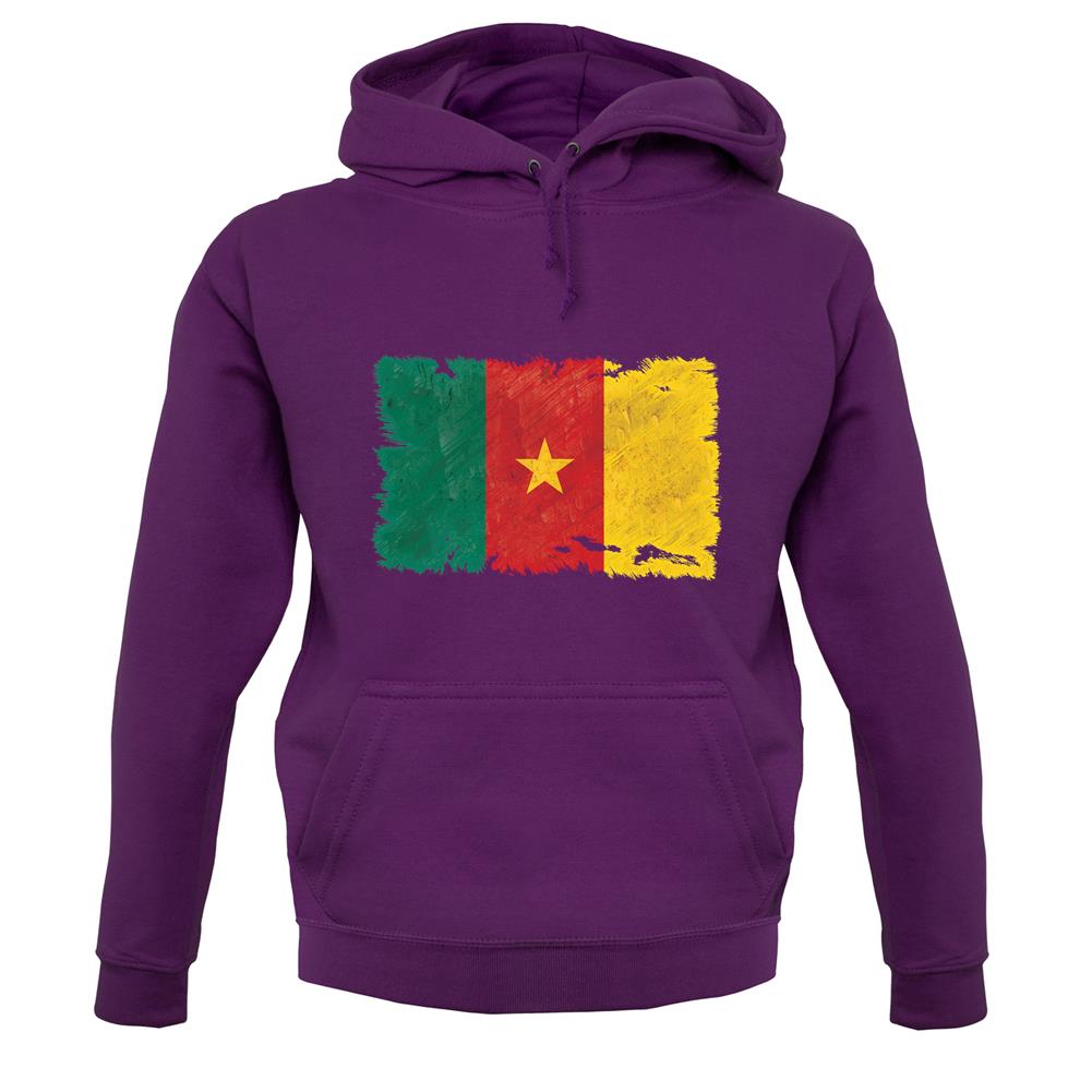 Cameroon Grunge Style Flag unisex hoodie Cameroon Grunge Style Flag unisex hoodie