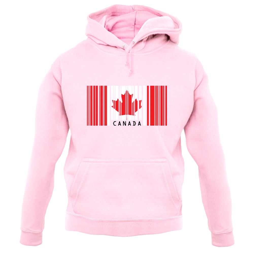 Canada Barcode Style Flag unisex hoodie Canada Barcode Style Flag unisex hoodie