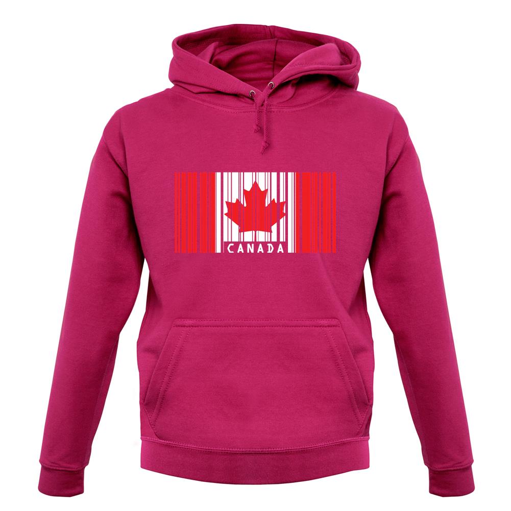 Canada Barcode Style Flag unisex hoodie Canada Barcode Style Flag unisex hoodie