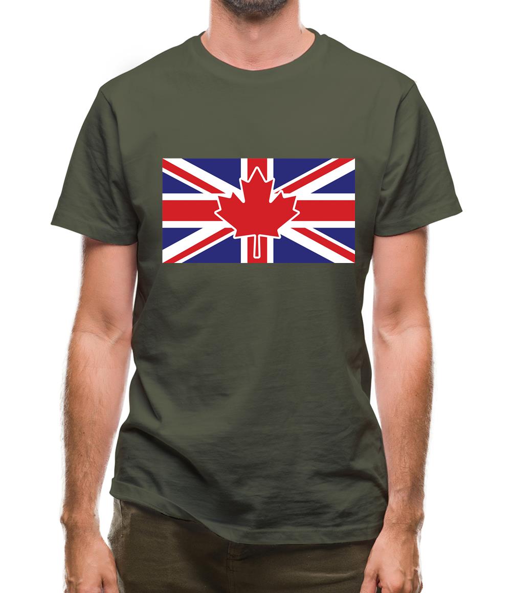 Canadian Union Jack Flag Mens T-Shirt Canadian Union Jack Flag Mens T-Shirt