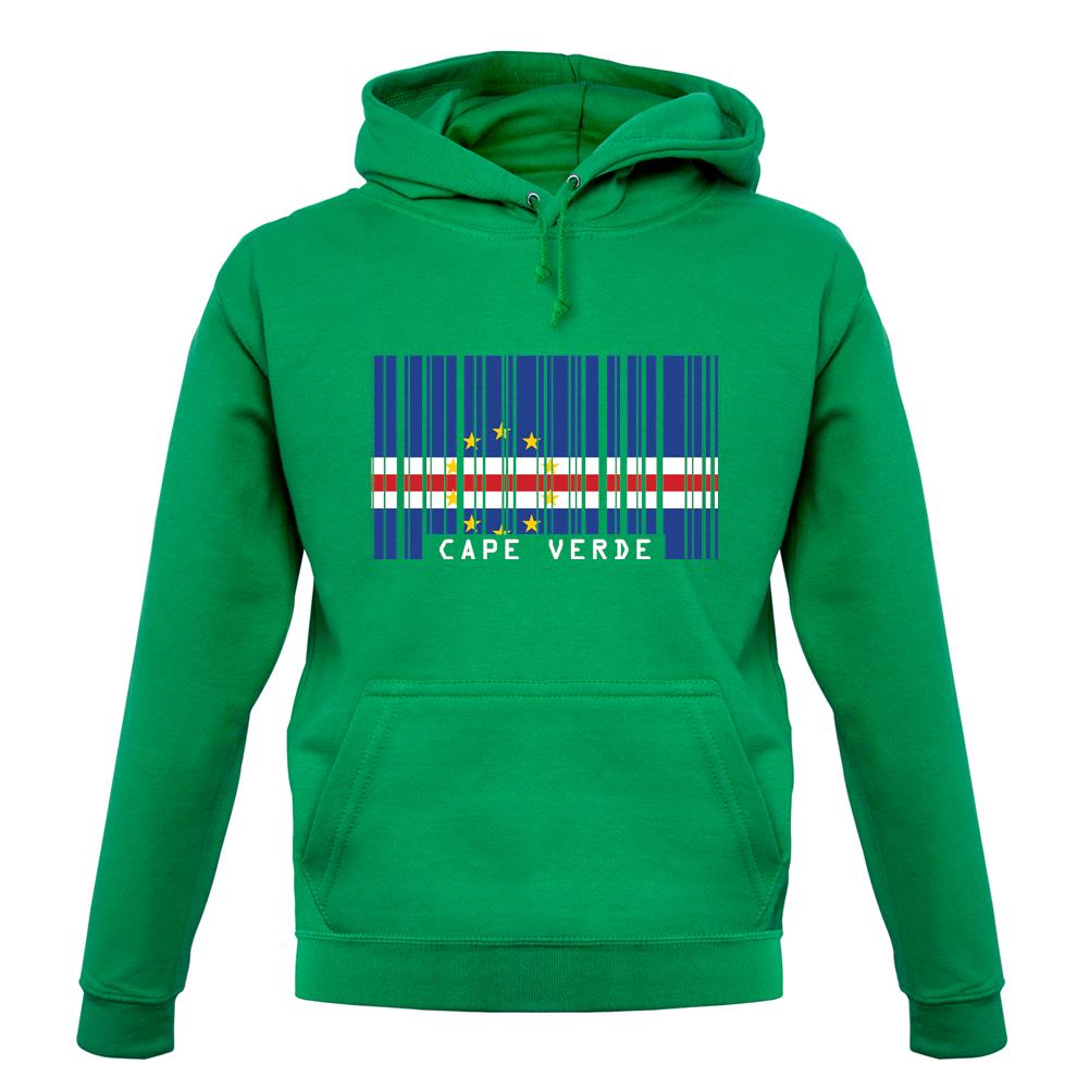 Cape Verde Barcode Style Flag unisex hoodie Cape Verde Barcode Style Flag unisex hoodie