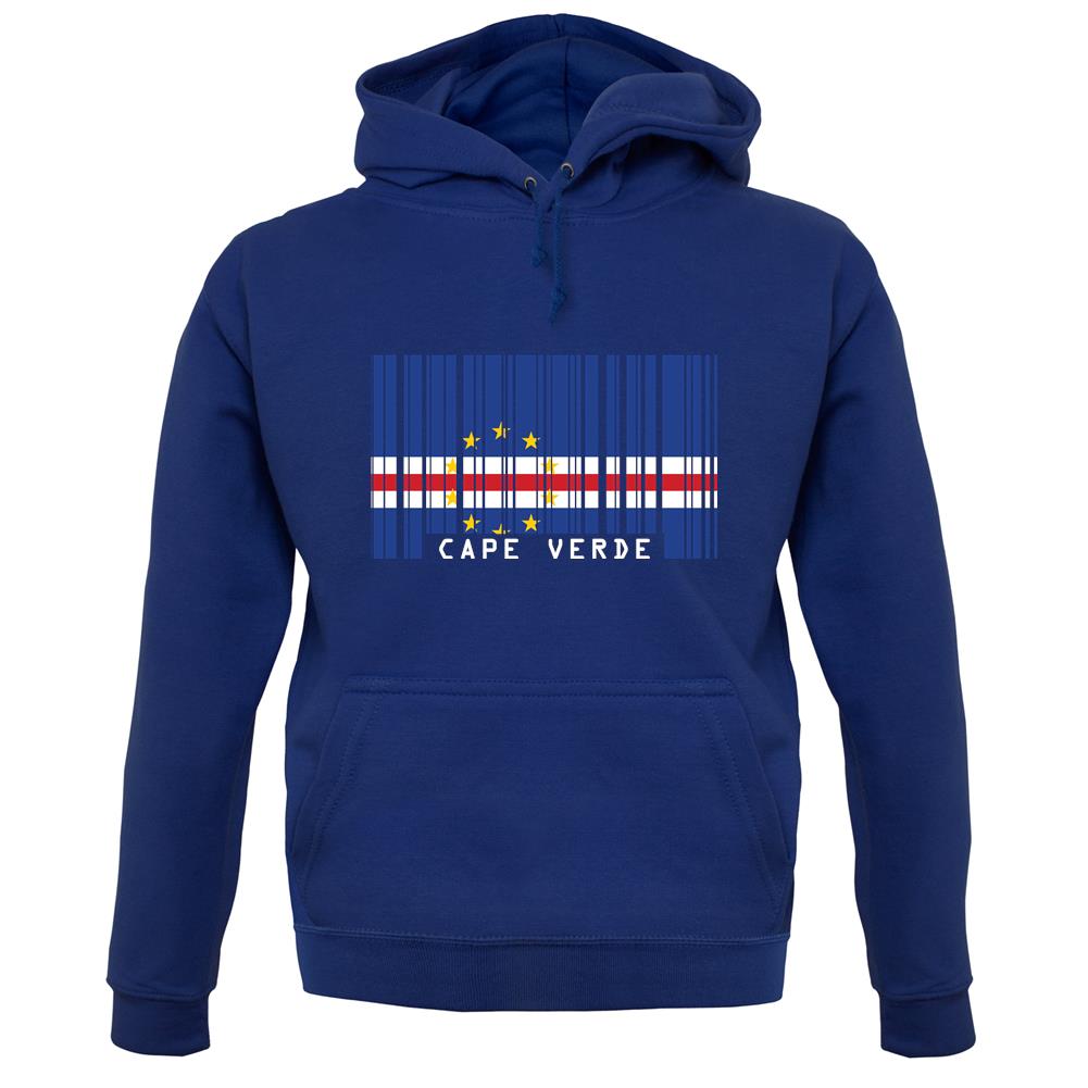 Cape Verde Barcode Style Flag unisex hoodie Cape Verde Barcode Style Flag unisex hoodie