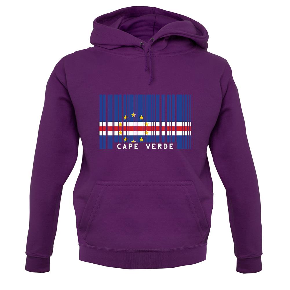 Cape Verde Barcode Style Flag unisex hoodie Cape Verde Barcode Style Flag unisex hoodie