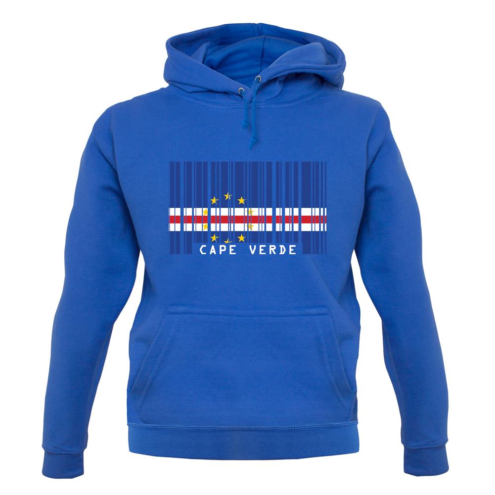 Cape Verde Barcode Style Flag unisex hoodie Cape Verde Barcode Style Flag unisex hoodie
