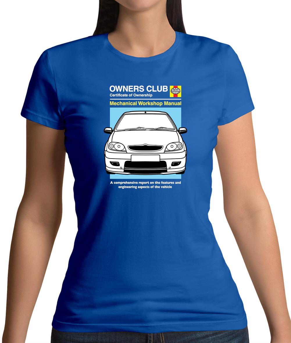 Car Owners Manual Citreon Saxo Womens T-Shirt Car Owners Manual Citreon Saxo Womens T-Shirt