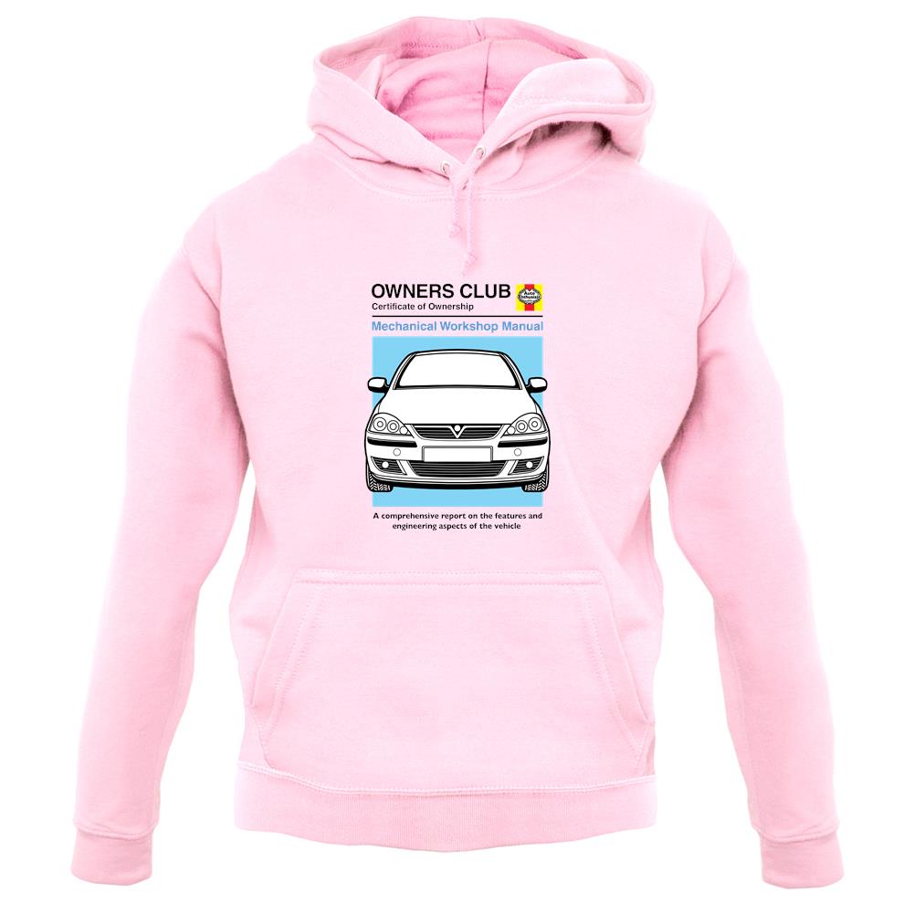 Car Owners Manual Corsa unisex hoodie Car Owners Manual Corsa unisex hoodie