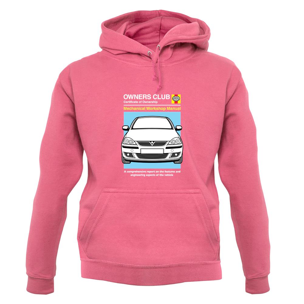 Car Owners Manual Corsa unisex hoodie Car Owners Manual Corsa unisex hoodie
