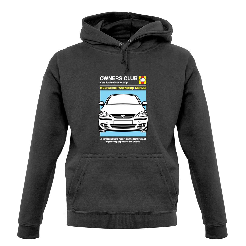 Car Owners Manual Corsa unisex hoodie Car Owners Manual Corsa unisex hoodie