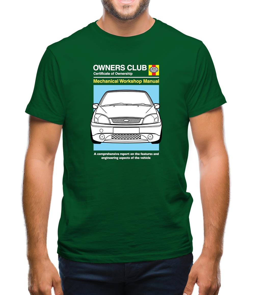 Car Owners Manual Ford Fiesta Mens T-Shirt Car Owners Manual Ford Fiesta Mens T-Shirt