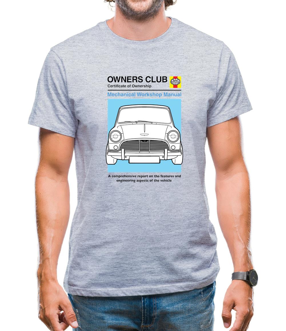 Car Owners Manual Mini Mens T-Shirt Car Owners Manual Mini Mens T-Shirt