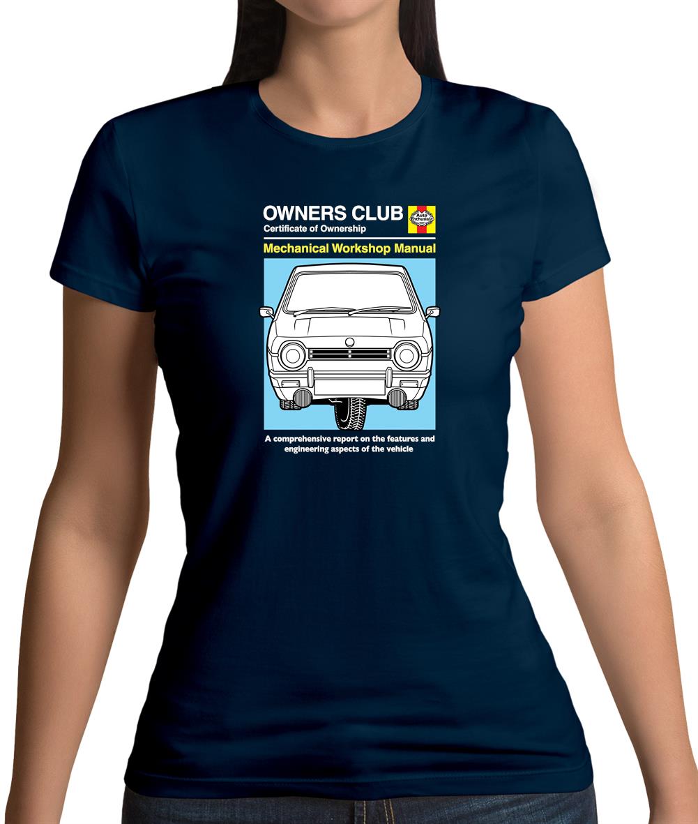 Car Owners Manual Reliant Robin Womens T-Shirt Car Owners Manual Reliant Robin Womens T-Shirt