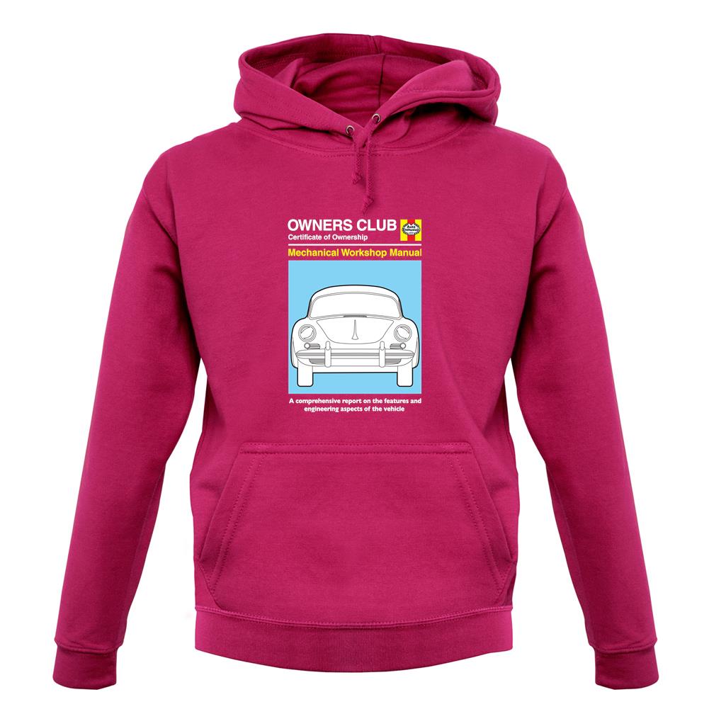 Car Owners Manual 356 unisex hoodie Car Owners Manual 356 unisex hoodie