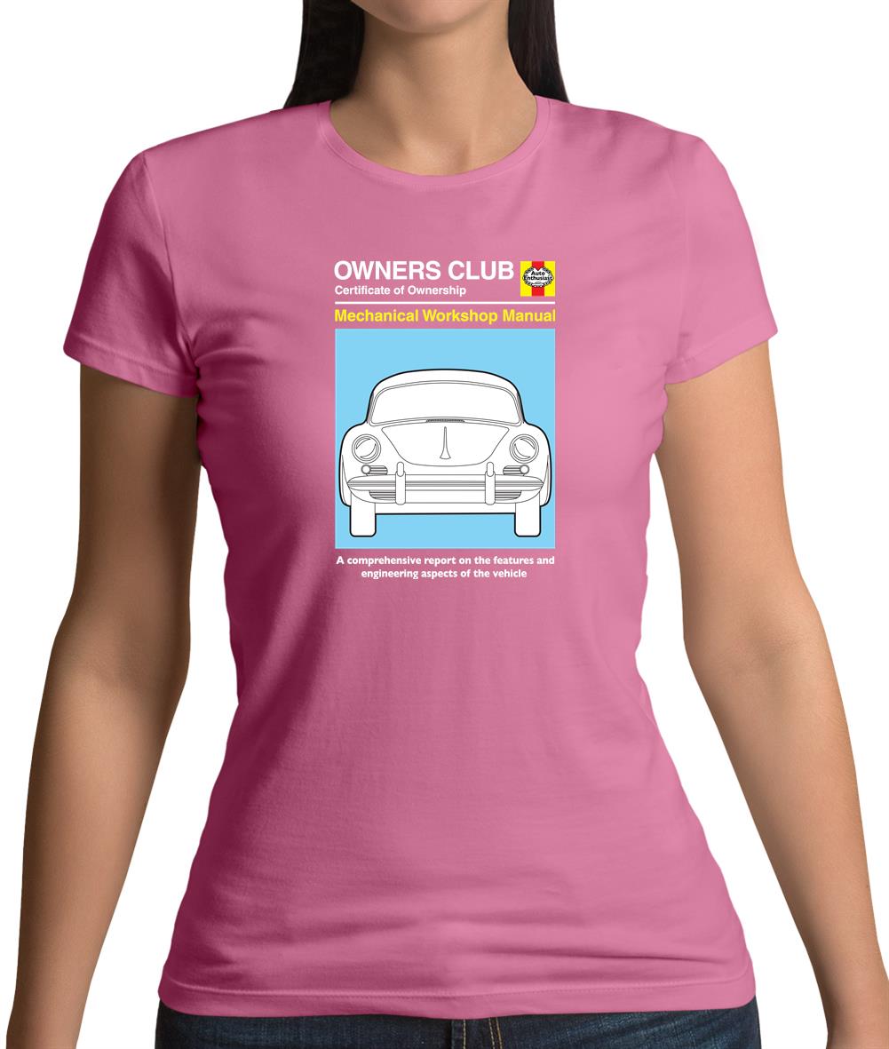 Car Owners Manual 356 Womens T-Shirt Car Owners Manual 356 Womens T-Shirt