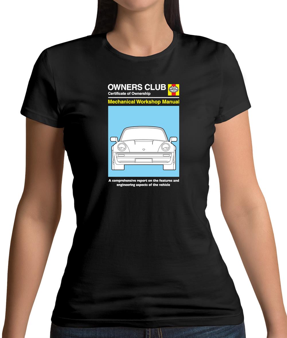 Car Owners Manual 930 Turbo Womens T-Shirt Car Owners Manual 930 Turbo Womens T-Shirt