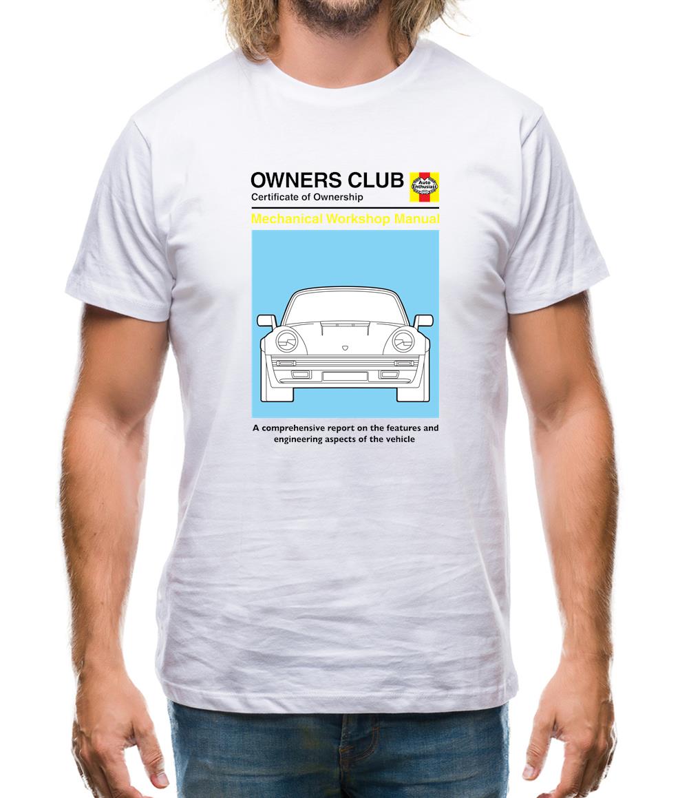 Car Owners Manual 964 Turbo Mens T-Shirt Car Owners Manual 964 Turbo Mens T-Shirt